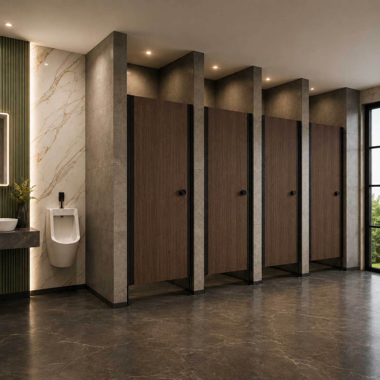 QUBIQ ZENITH toilet cubicle collection